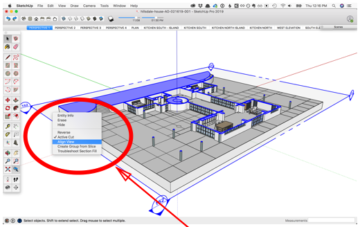 Adding a Section Plane to a SketchUp model