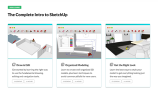 The Video Course Library — SketchUp training for professionals
